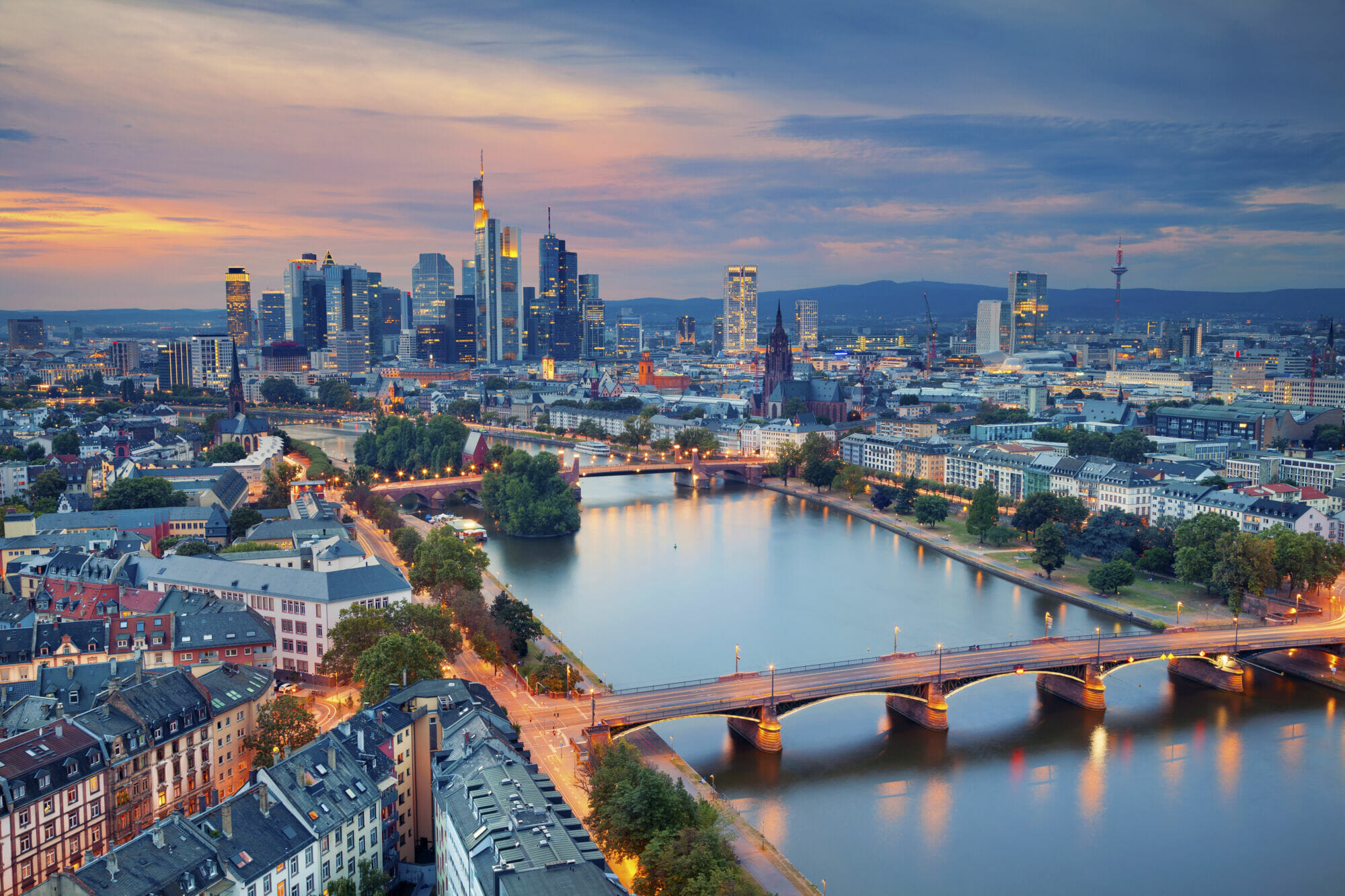 Frankfurt,Am,Main.,Image,Of,Frankfurt,Am,Main,Skyline,During